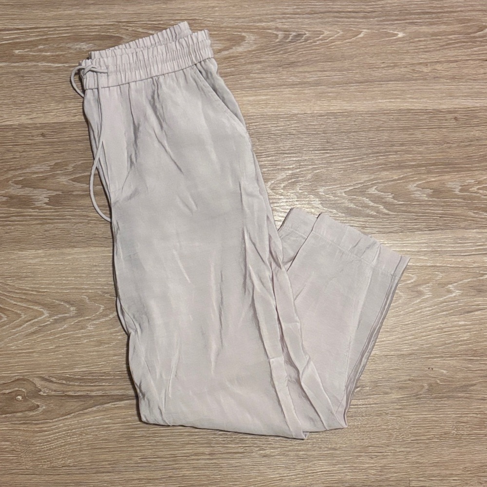 Tan / Cream ZARA trouser pants xs
